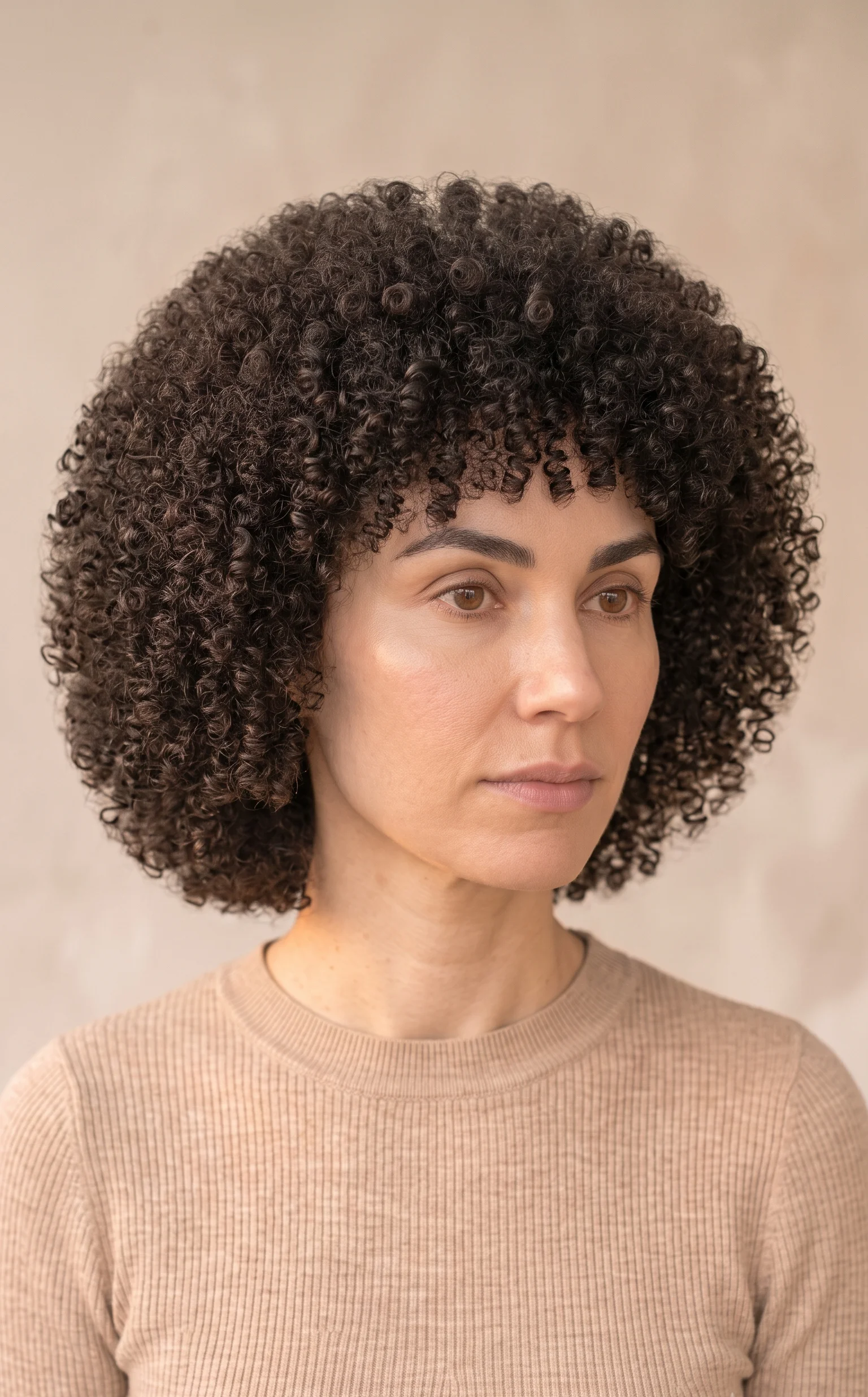 Defined Long Afro