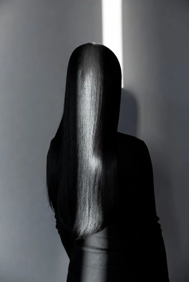 Glass Hair Sleek and Straight