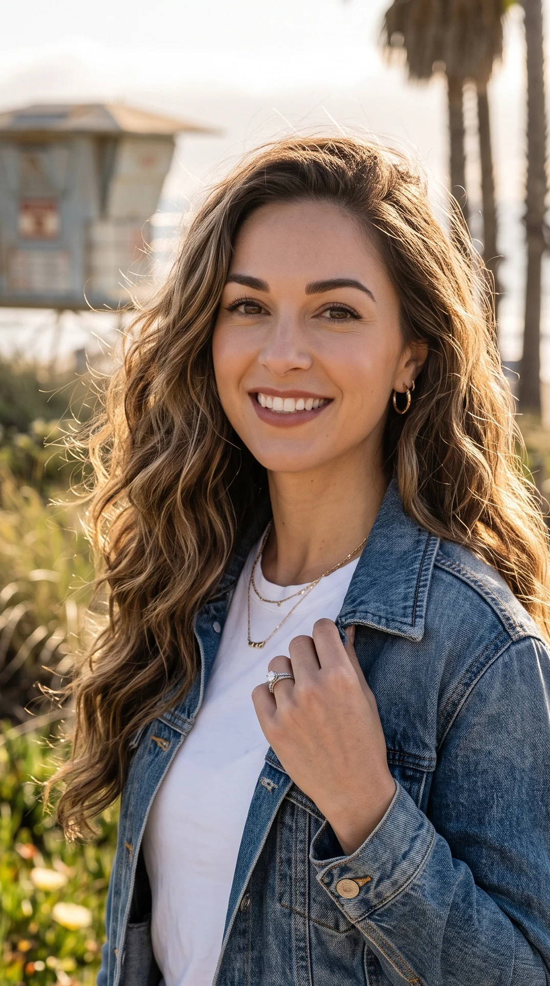Beachy Curled Waves