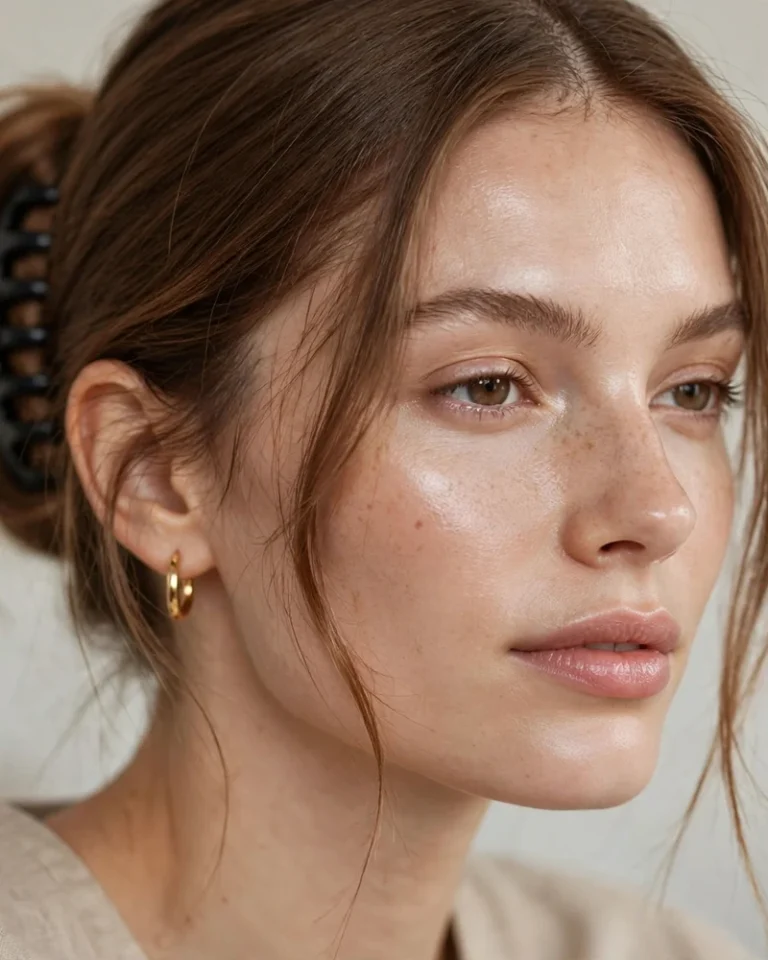 23 Clean Girl Hairstyles With a Claw Clip