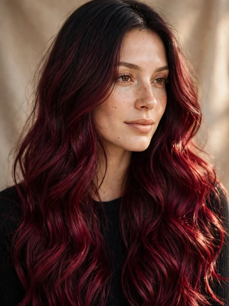 22 Burgundy Ombre Hair Ideas That Look Rich, Bold, and Wine-Toned