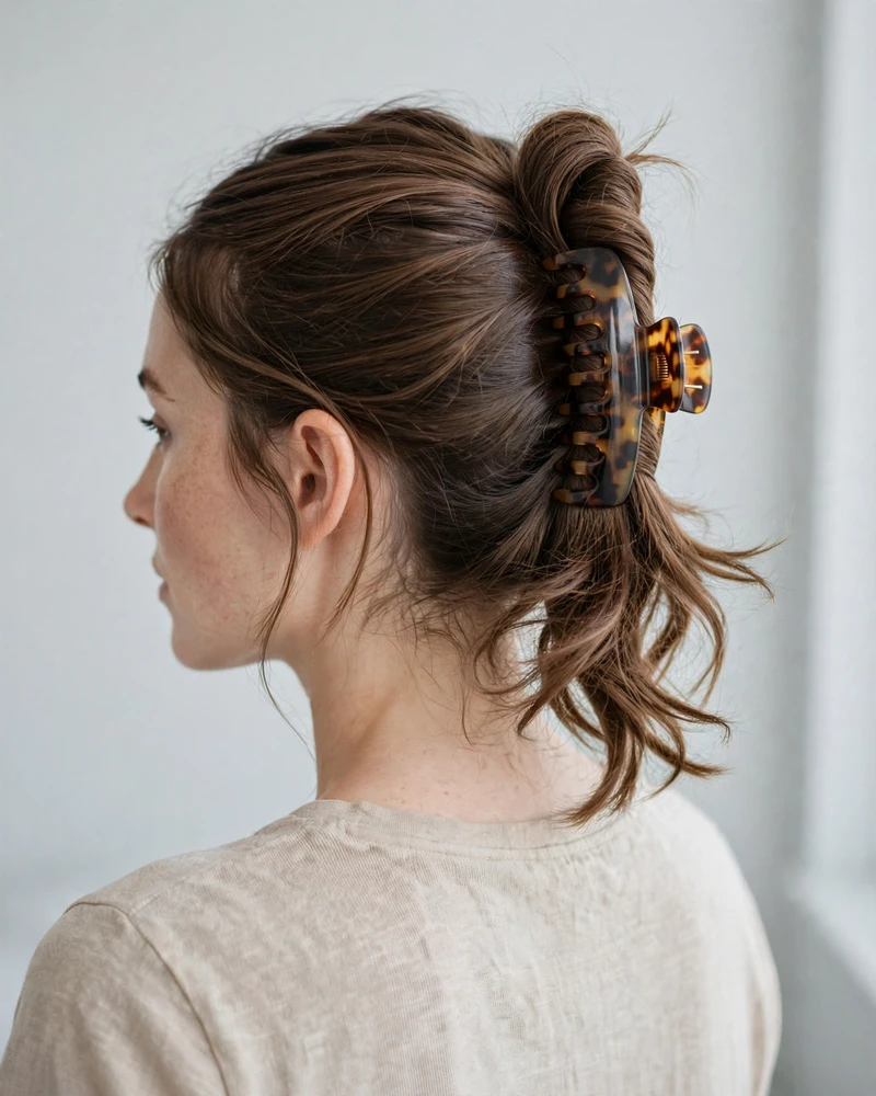 The Classic Claw Clip Twist