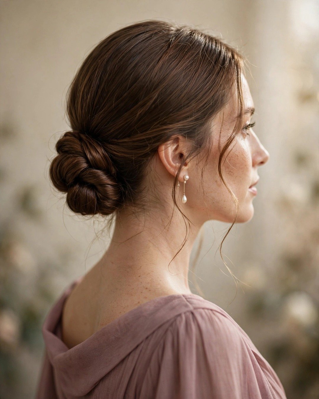 Classic Low Chignon