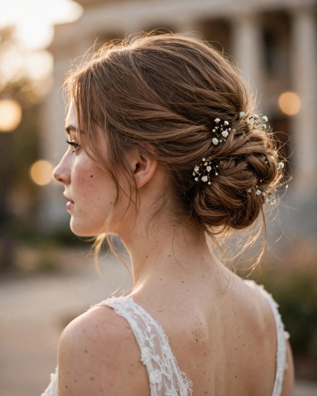 Effortless Low Chignon