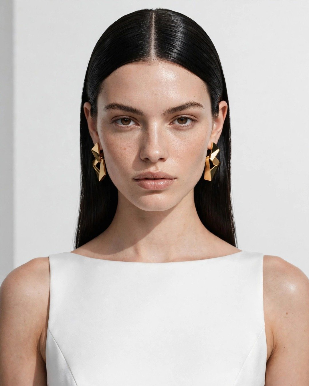 Sleek Middle-Part Straight