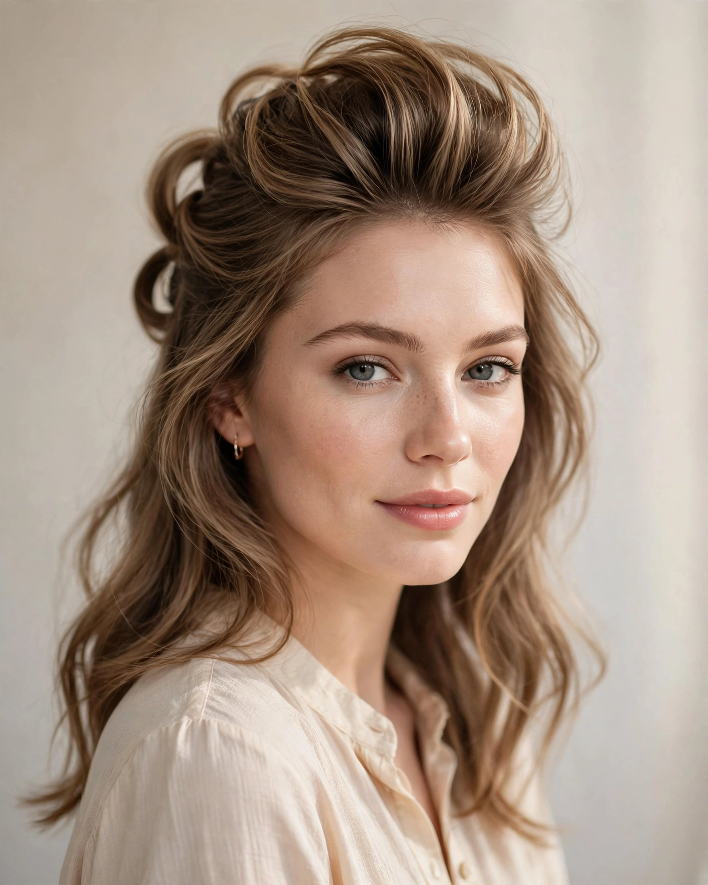 Messy Textured Updo
