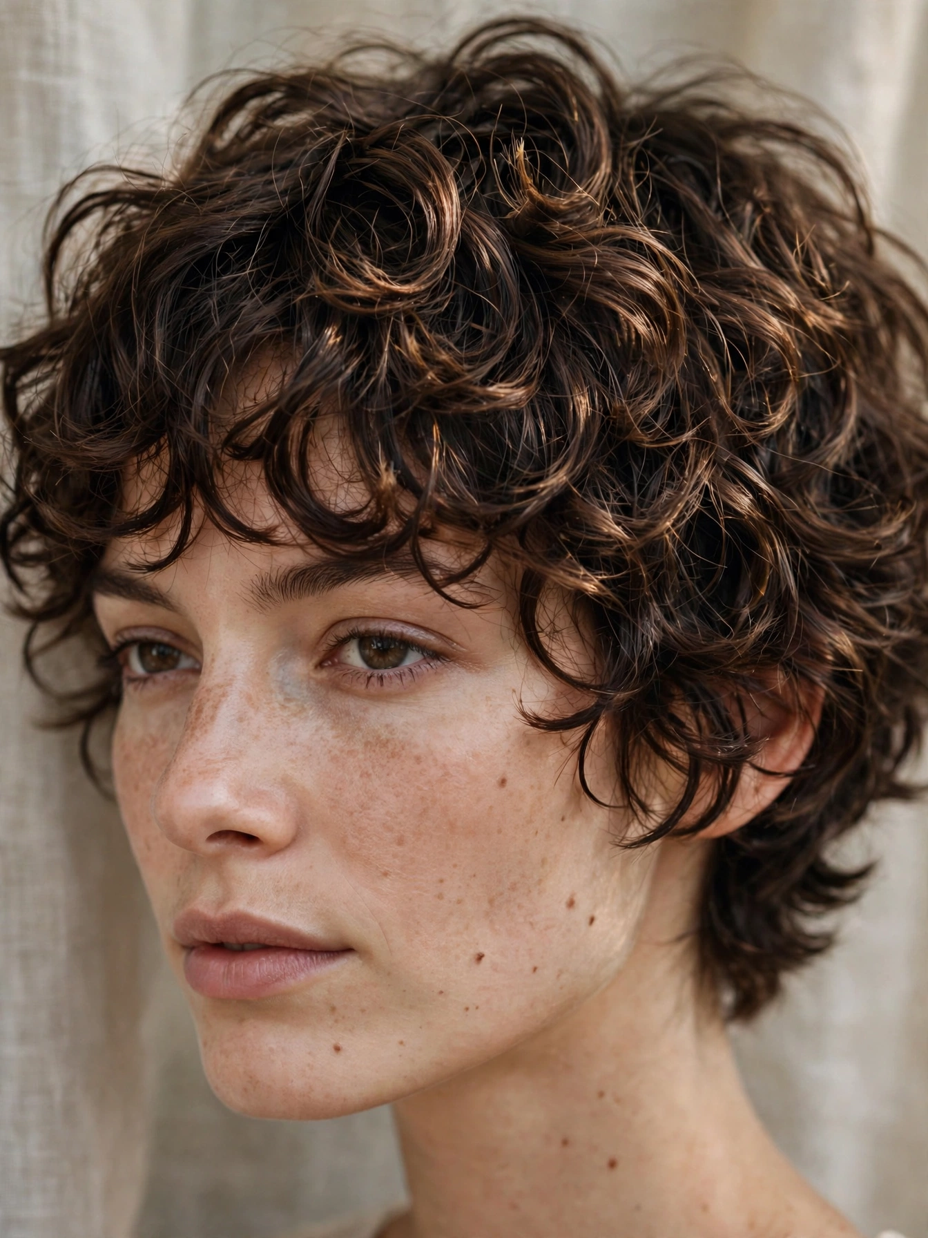 Short Curly Shag