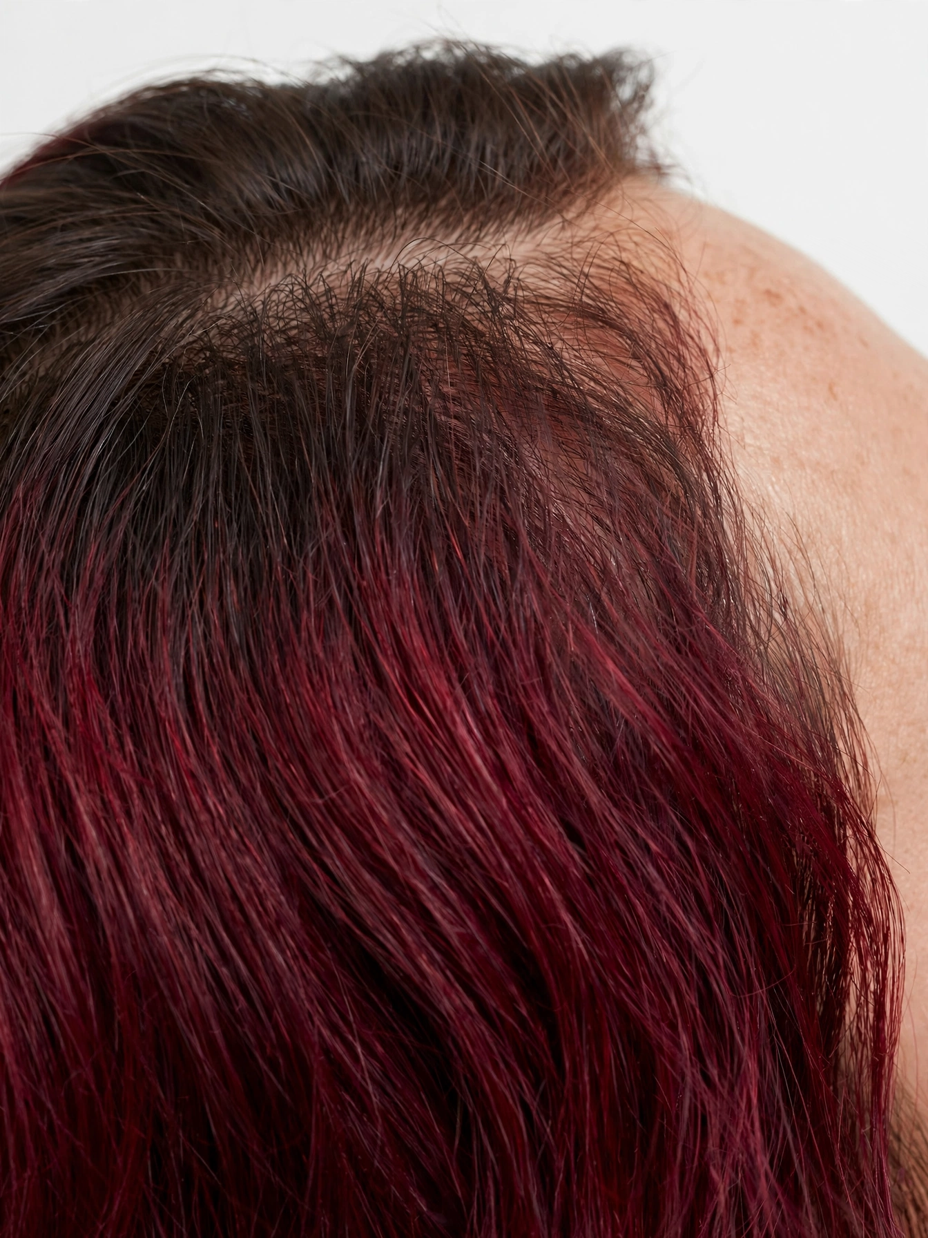 Root Smudge Burgundy Ombre