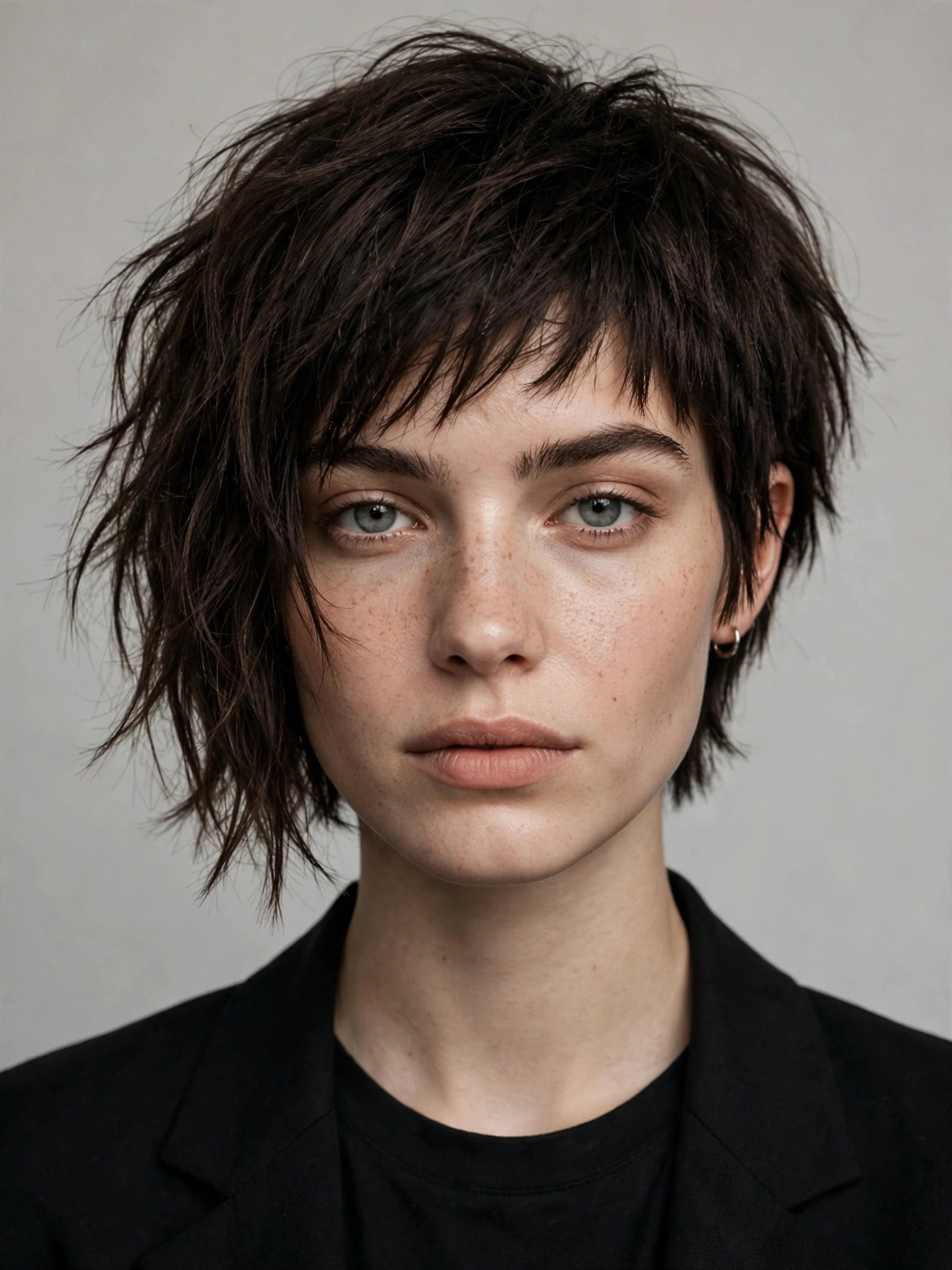 Asymmetrical Choppy Bob