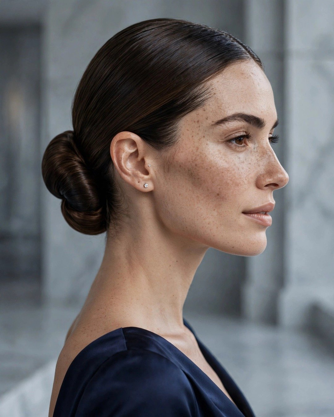 Sleek Low Bun