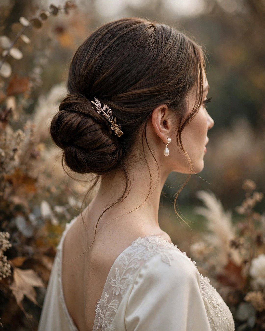 Sleek Low Chignon