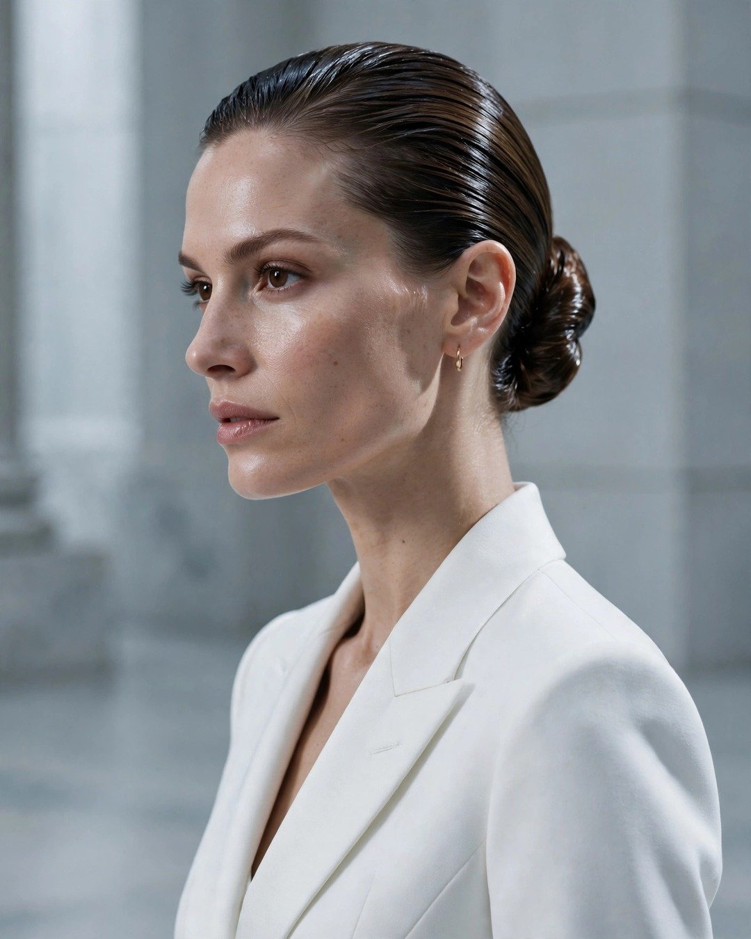 Slicked-Back Bun