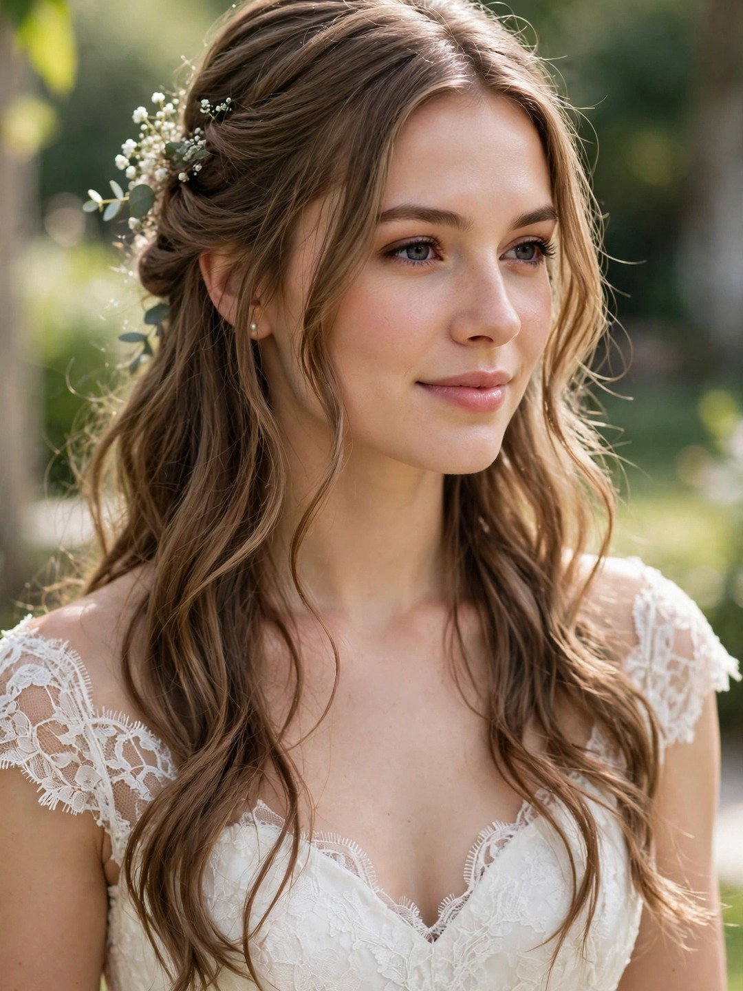Half-Up with Soft Waves