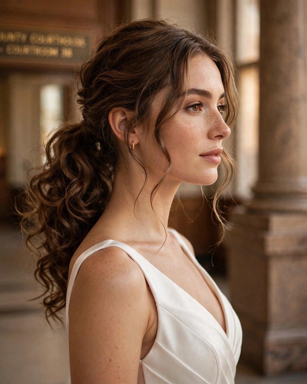 Low Ponytail with Soft Movement