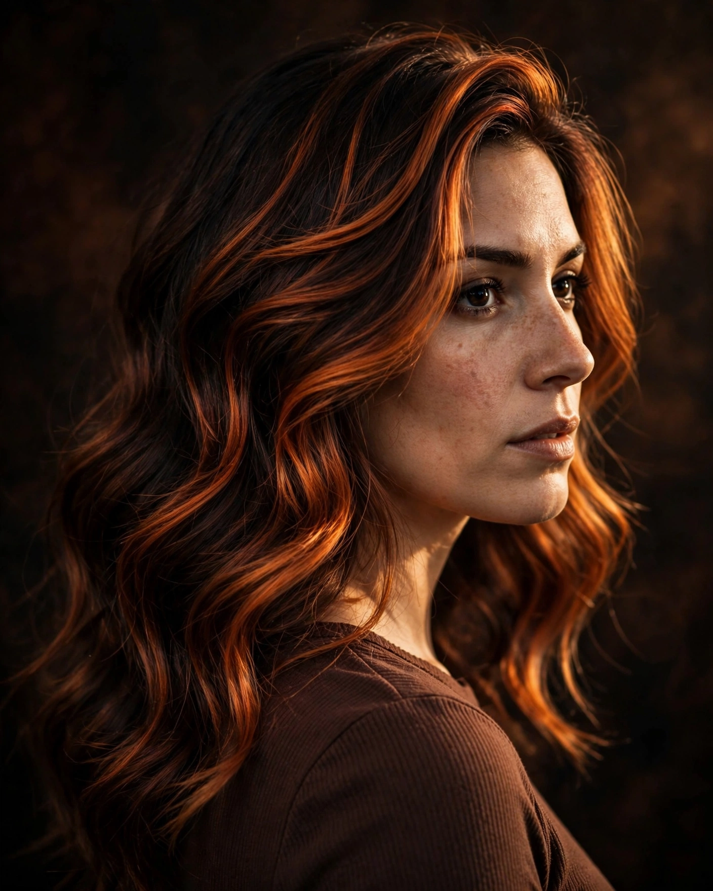 Classic Copper Balayage