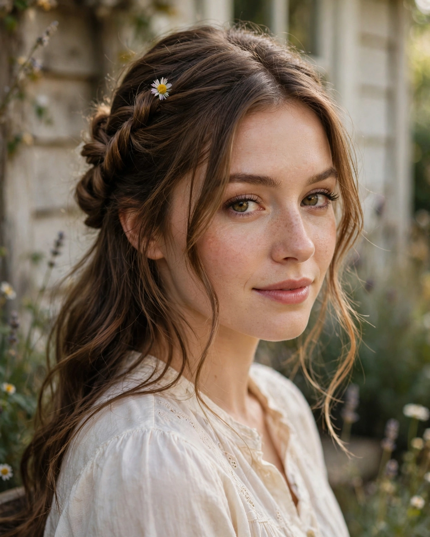 Twisted Half-Updo