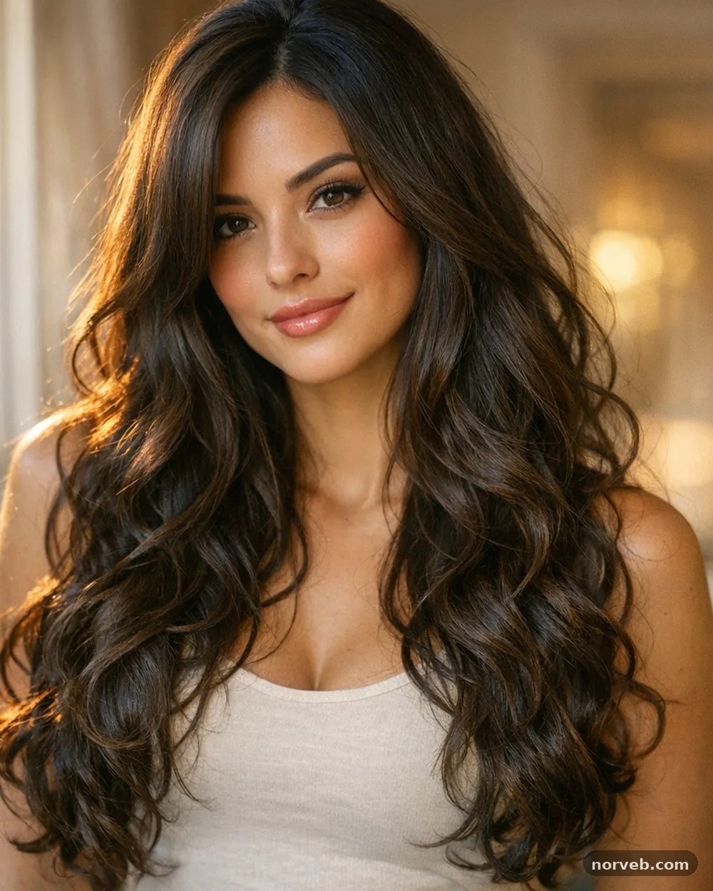 Extra-Long Layers with Curl Definition - 11 long haircut ideas for 2026