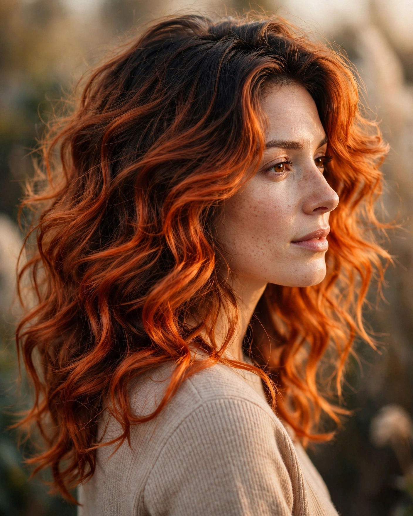Muted Auburn Copper
