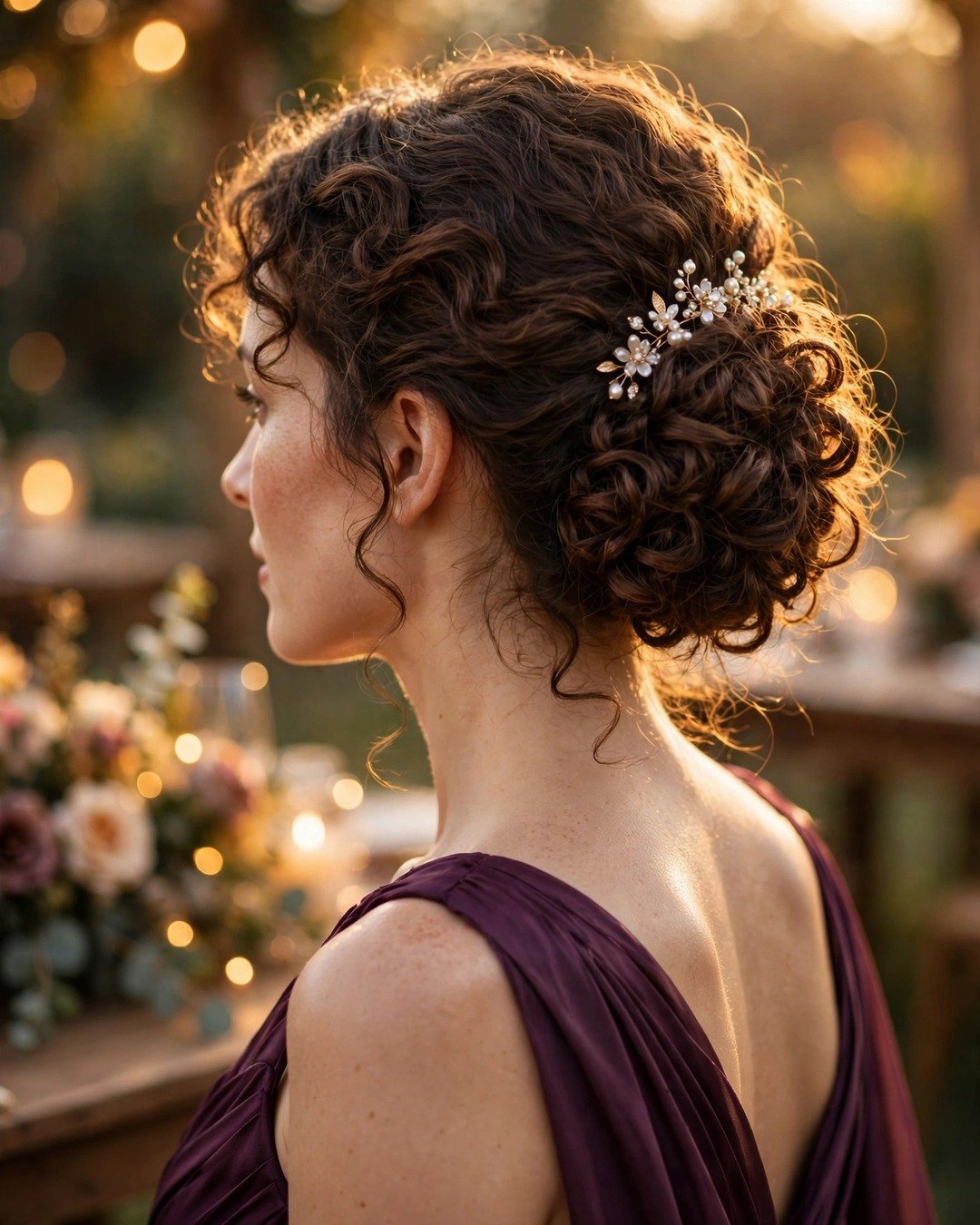 Curly Chignon