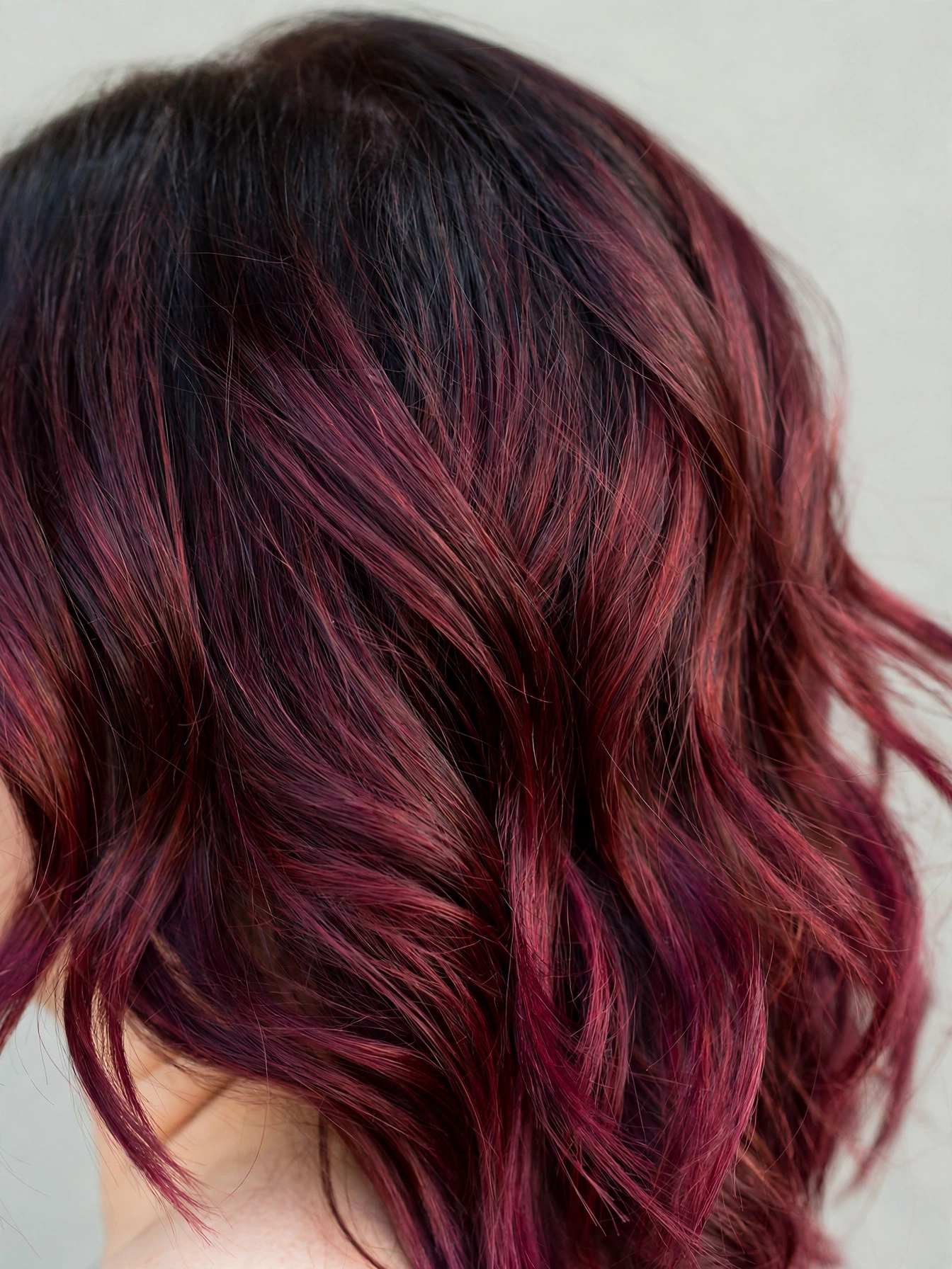 Burgundy Balayage Ombre
