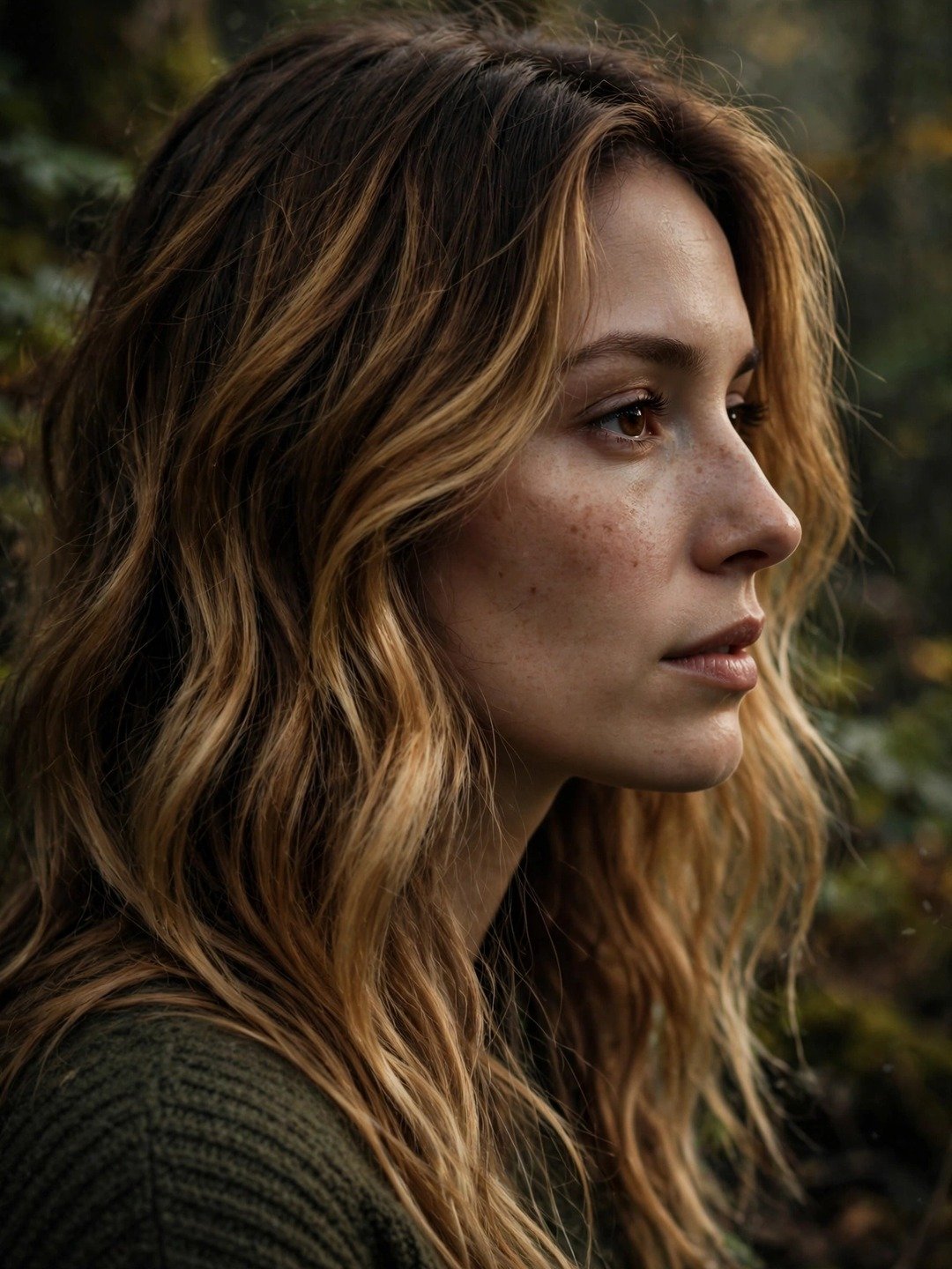 Honey Blonde with Face-Framing Highlights