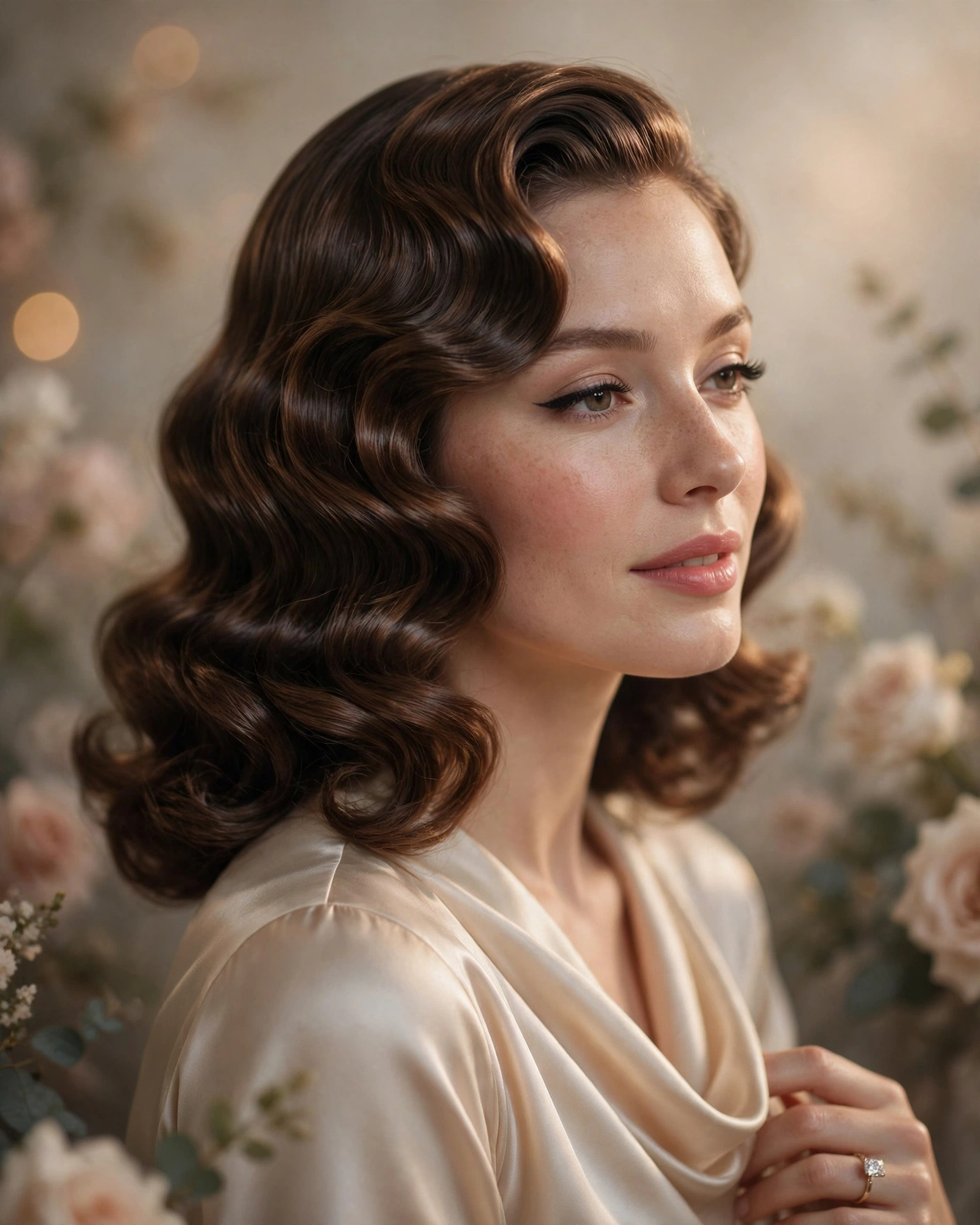 Soft Vintage Hollywood Waves