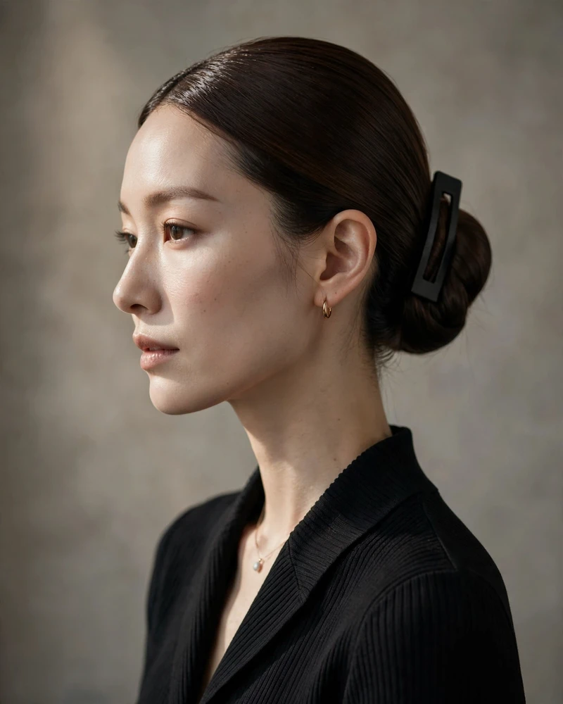 Sleek Low Side Bun