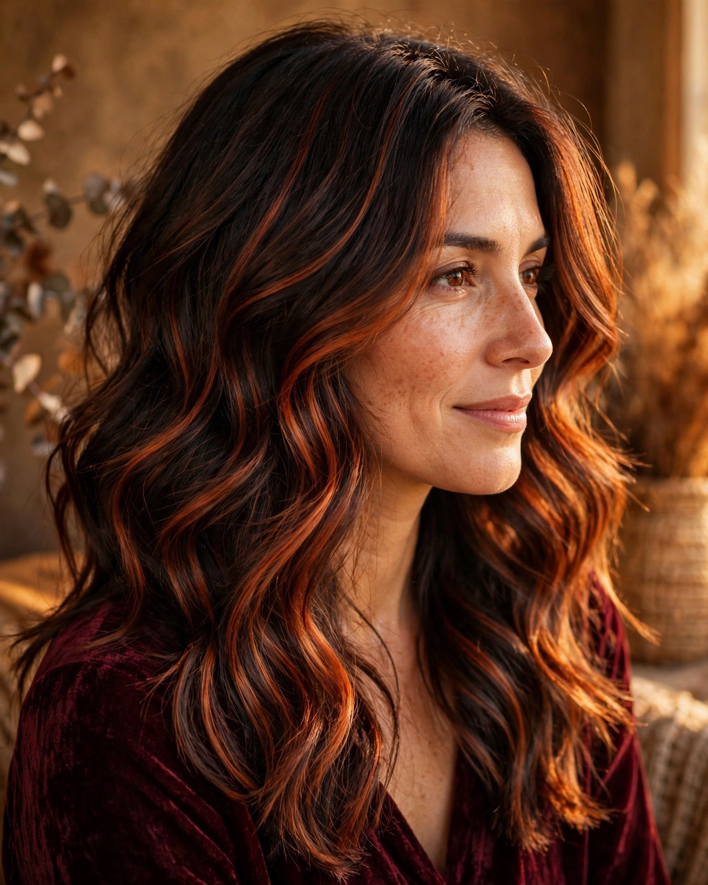 Chunky Copper Highlights