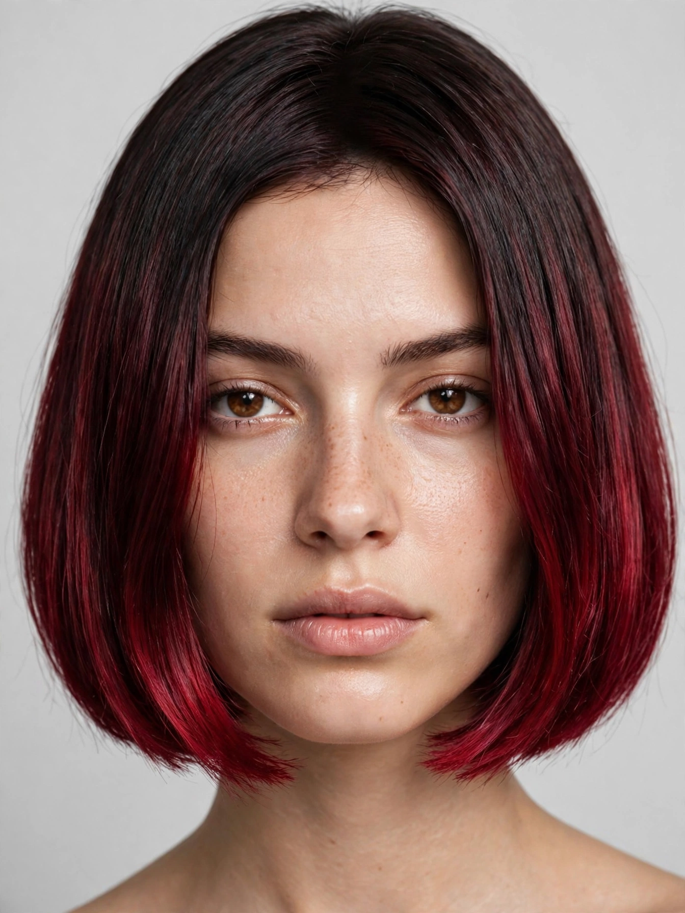 Burgundy Ombre Bob
