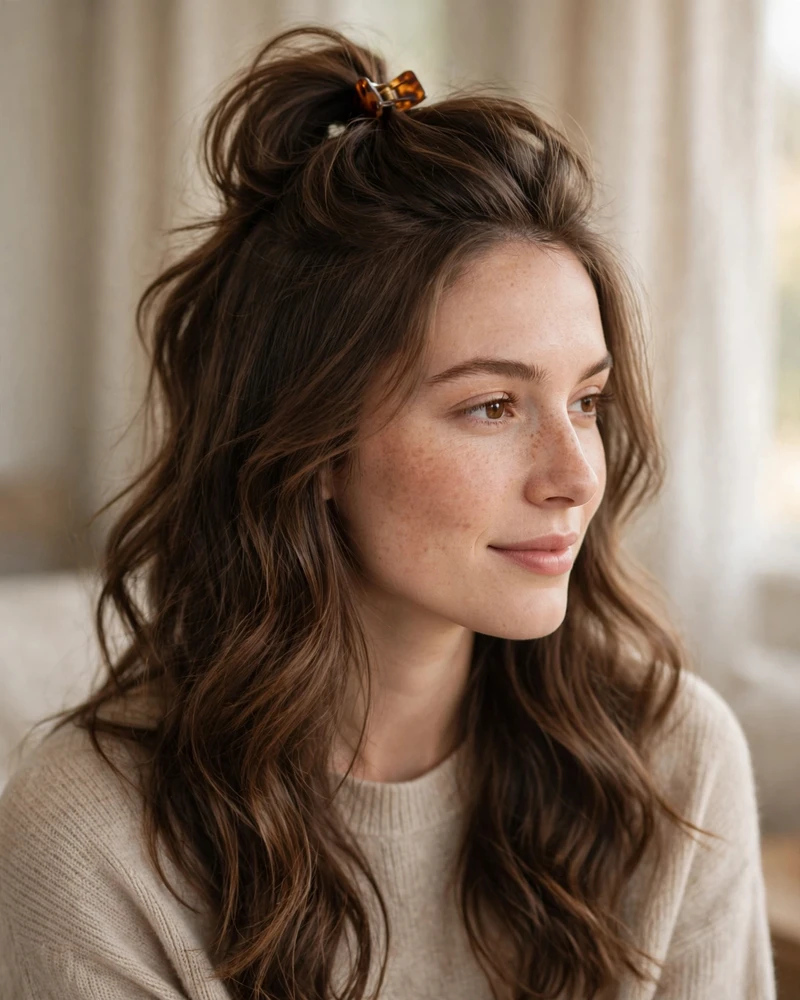 Voluminous Crown Claw Clip