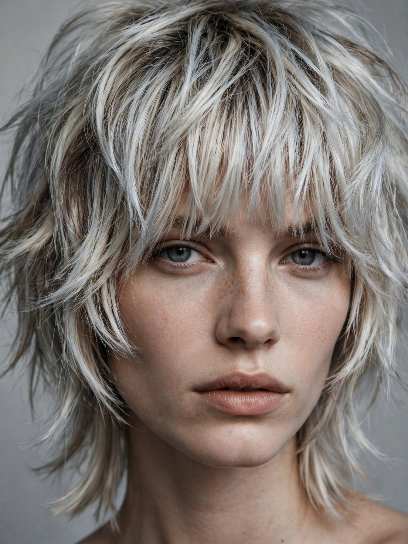 Icy Blonde Shag
