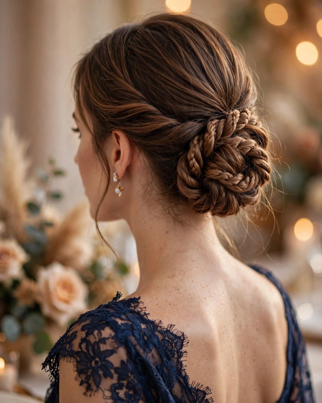 Twisted Rope Braid Updo