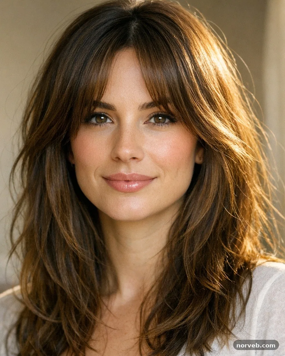Long Curtain Bangs - 11 long haircut ideas for 2026