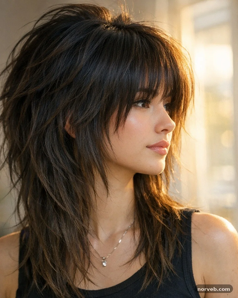 Long Hair with a Wolf Cut Influence - 11 long haircut ideas for 2026