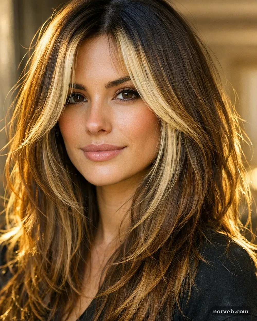 Long Hair with Face-Framing Highlights and Balayage - 11 long haircut ideas for 2026